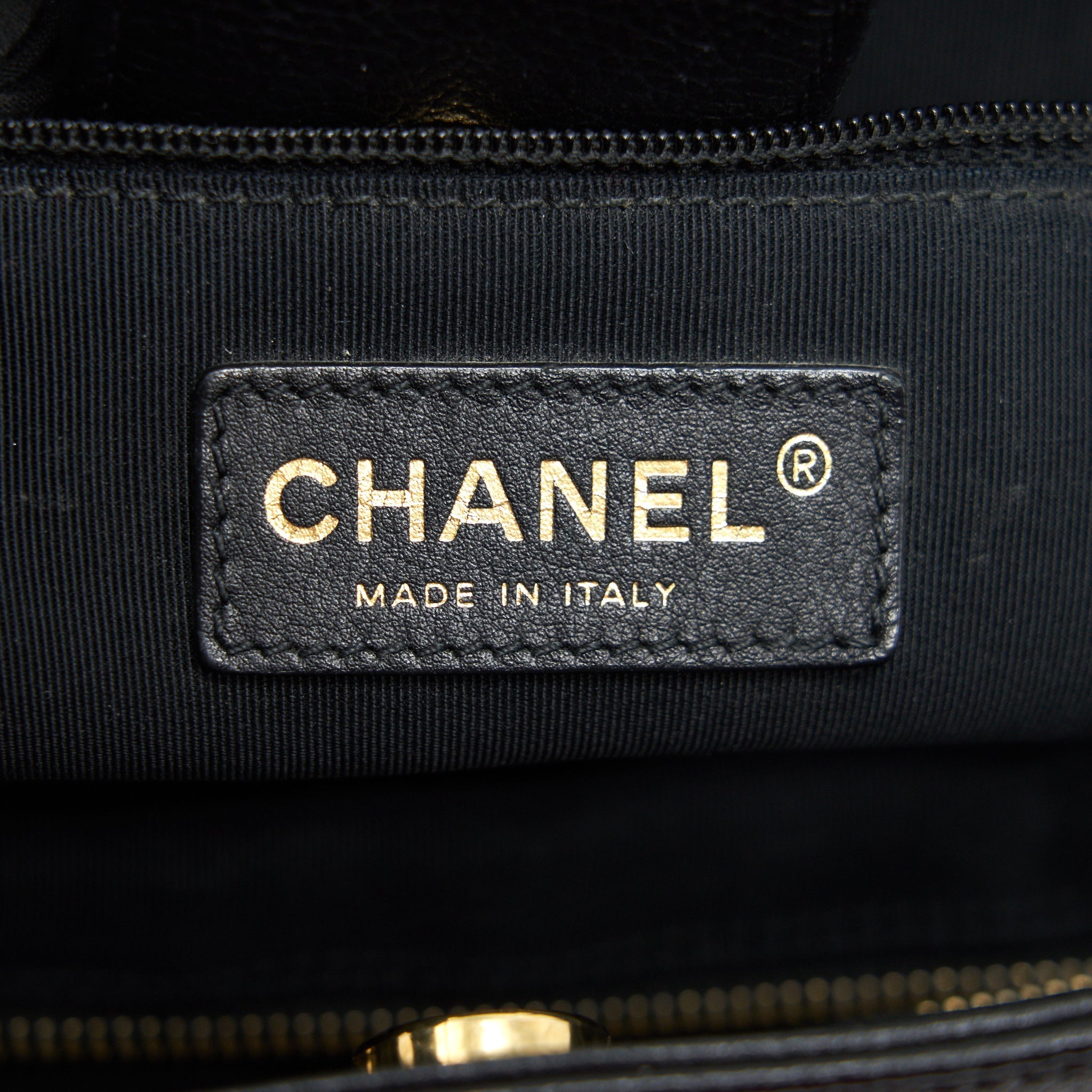 CHANEL EXECUTIVE CERF SMALL TOTE BAG CAVIAR BLACK WITH GHW