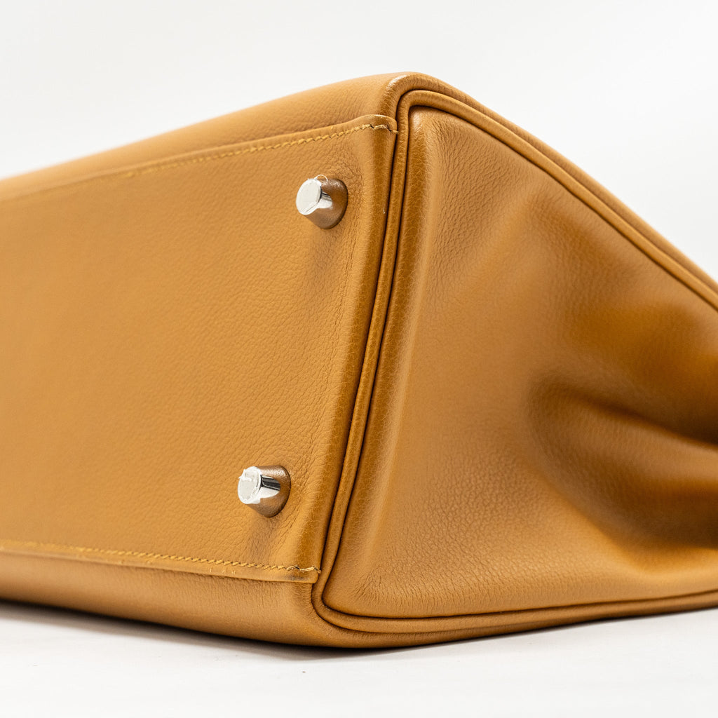HERMES KELLY 32 EVERCOLOR CARAMEL / ROSE D’ETE SHW