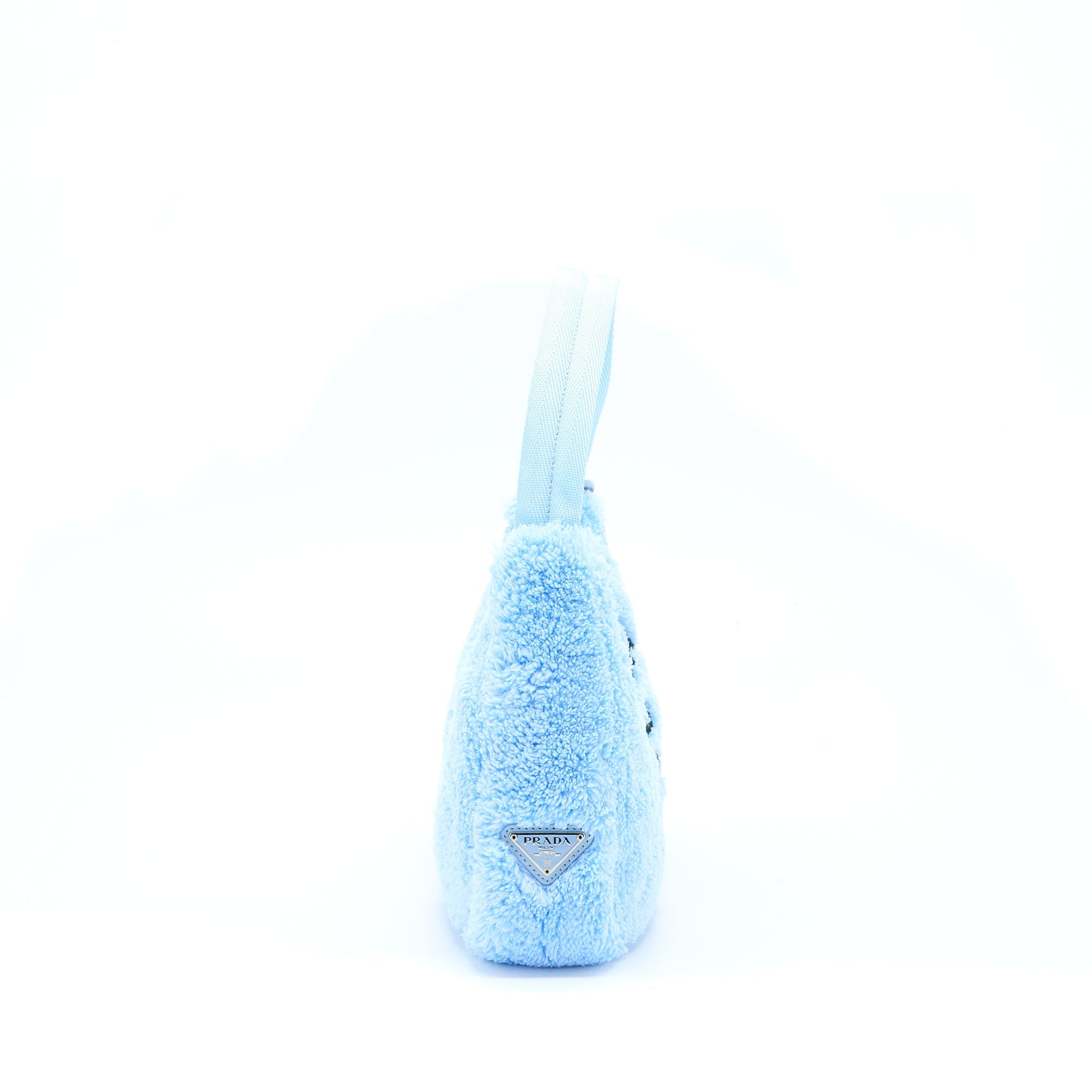 PRADA RENDITION 2000 TERRY MINI BAG BLUE