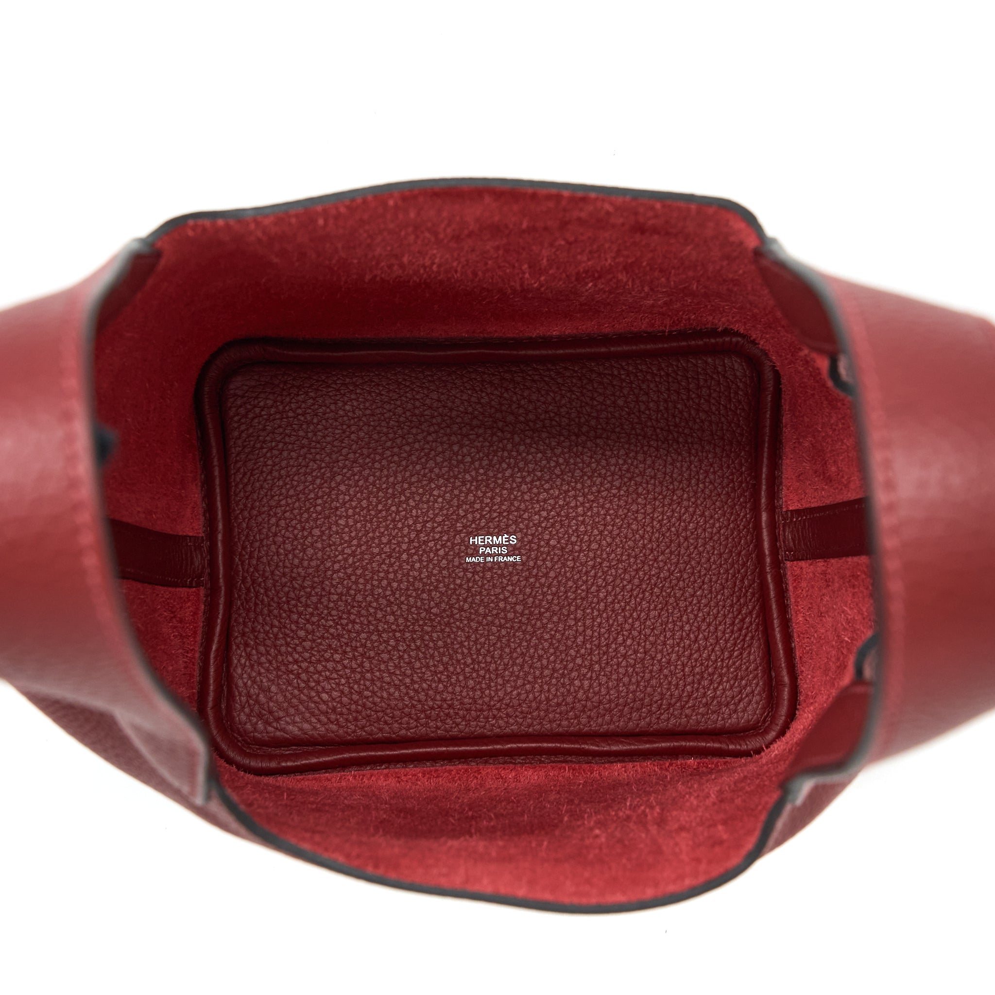 HERMES PICOTIN 18 LOCK BAG CLEMENCE ROUGE H SHW