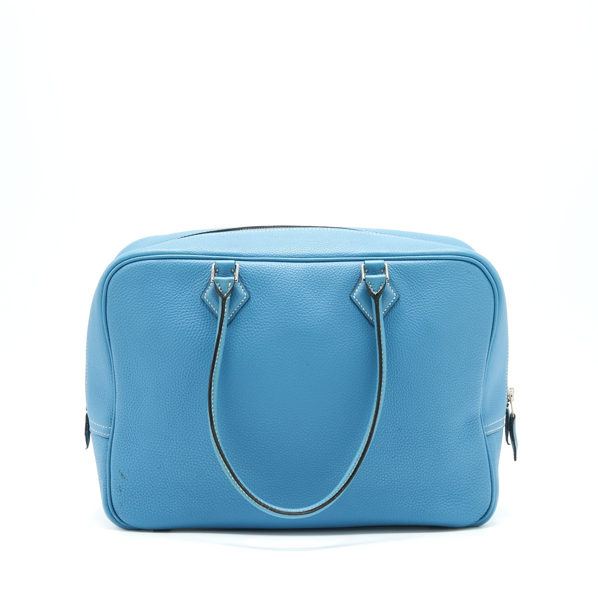 HERMES PLUME BAG TOGO JEANS BLUE SHW