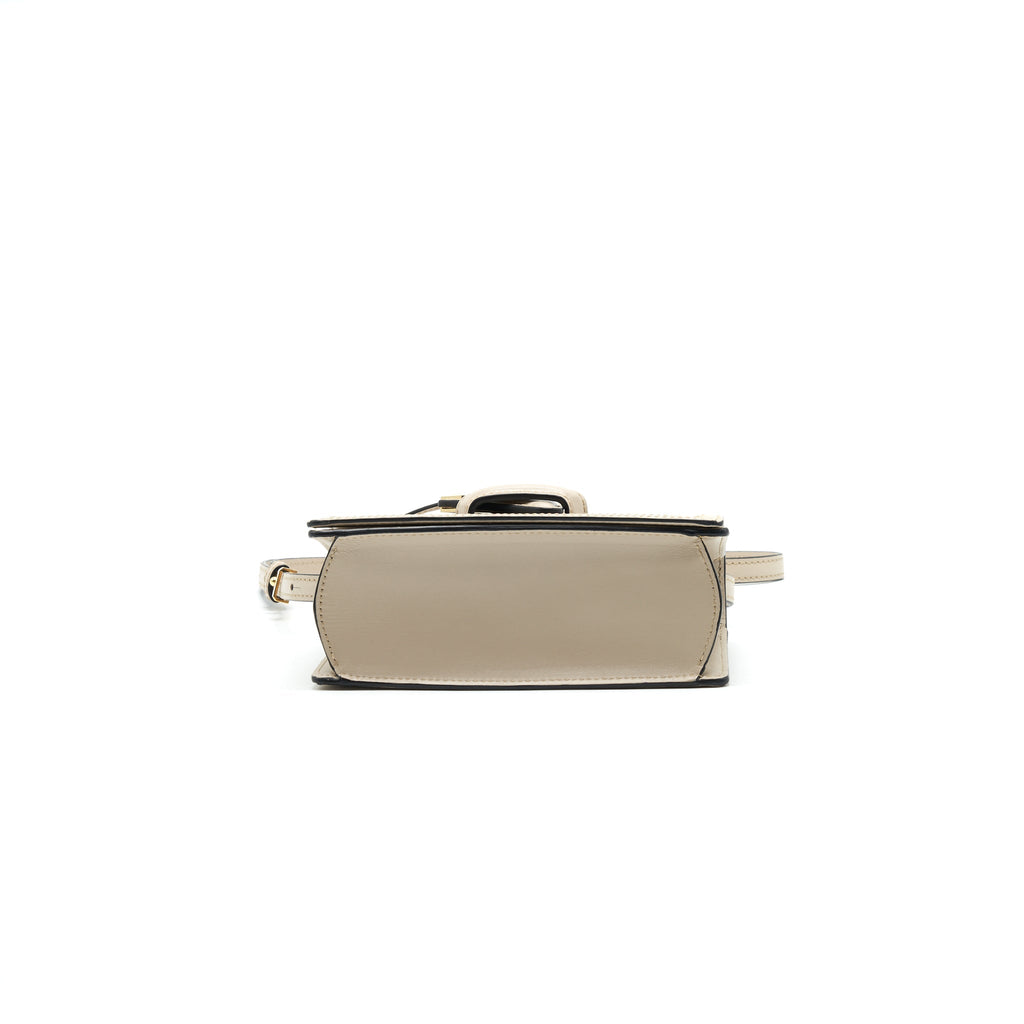 LOEWE BARCELONA CROSSBODY BAG SMALL IN LIGHT BEIGE