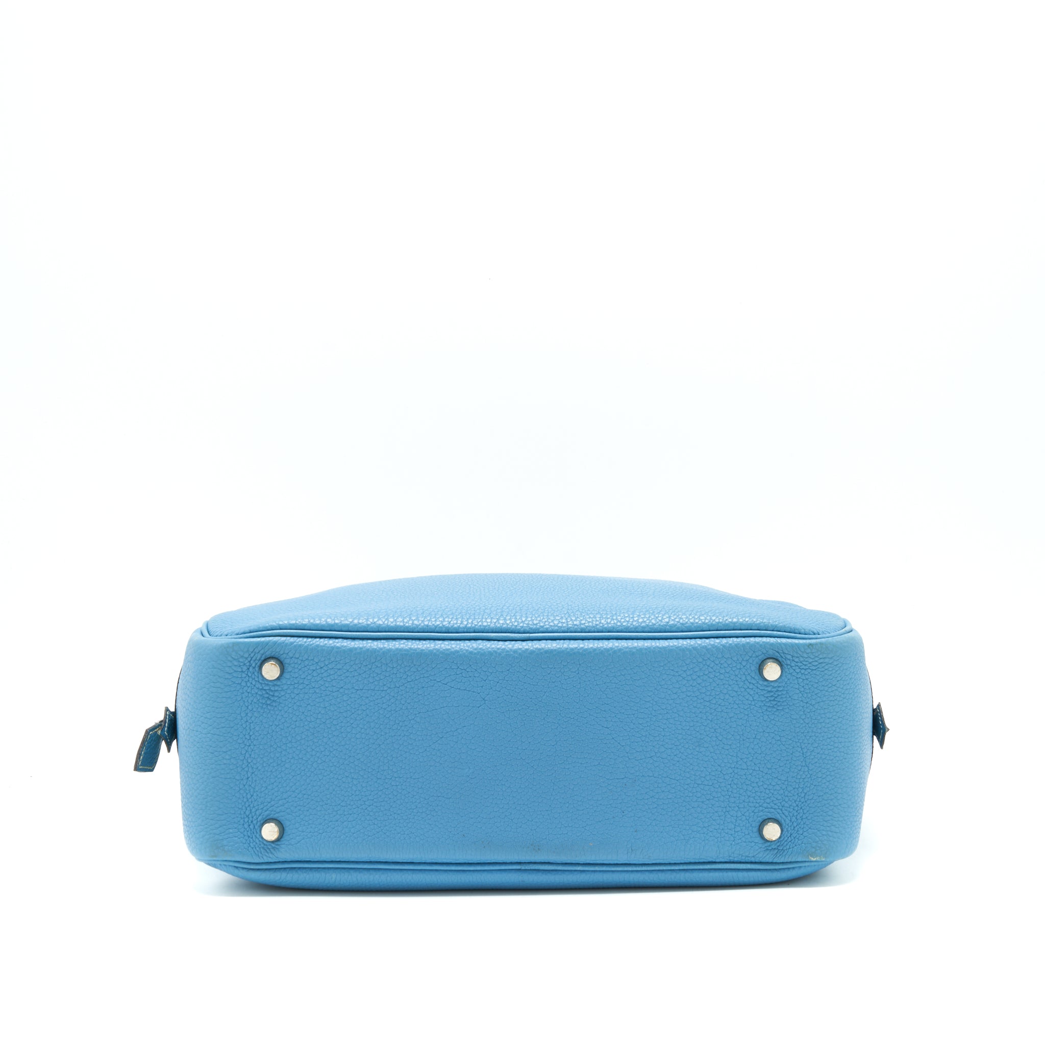 HERMES PLUME BAG TOGO JEANS BLUE SHW