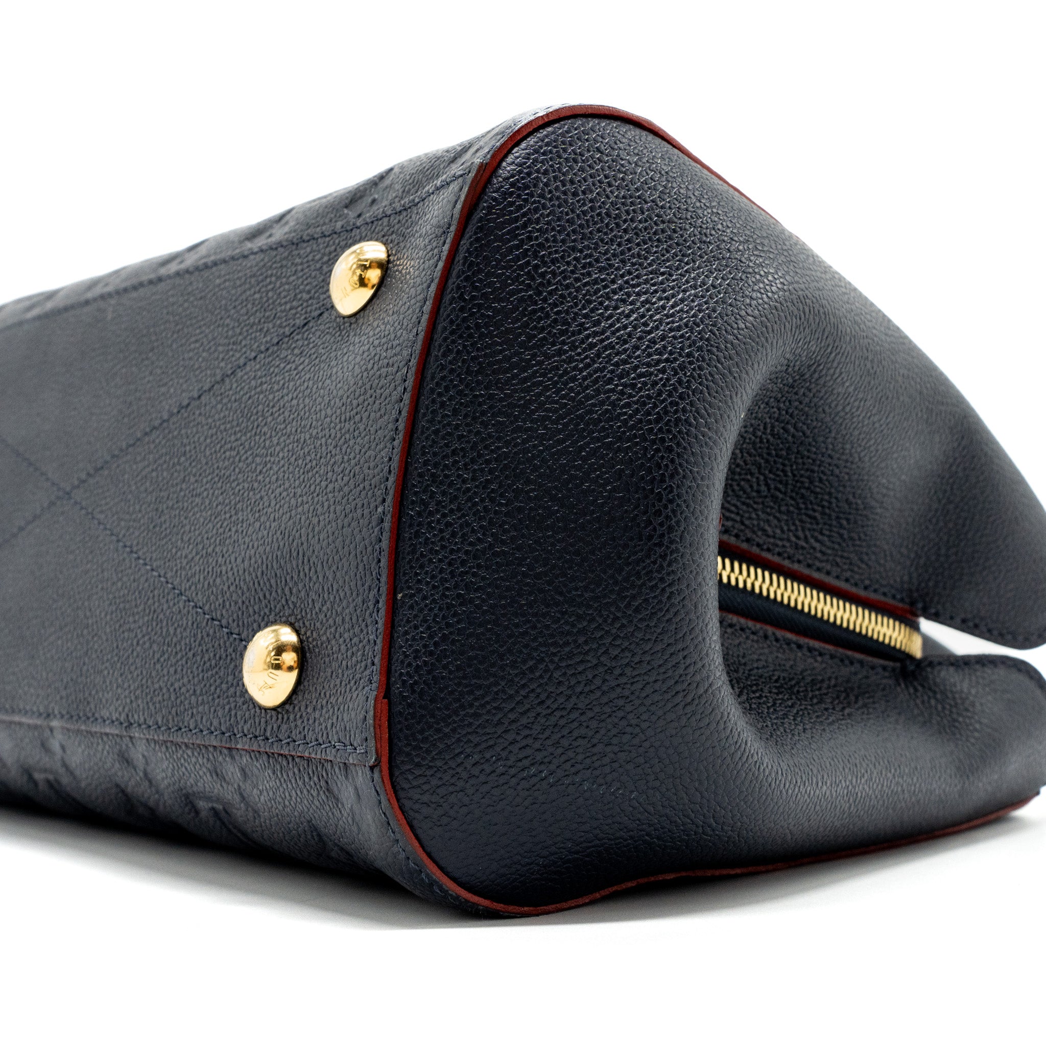 LOUIS VUITTON MONTAIGNE MM MONOGRAM EMPREINTE NAVY GHW