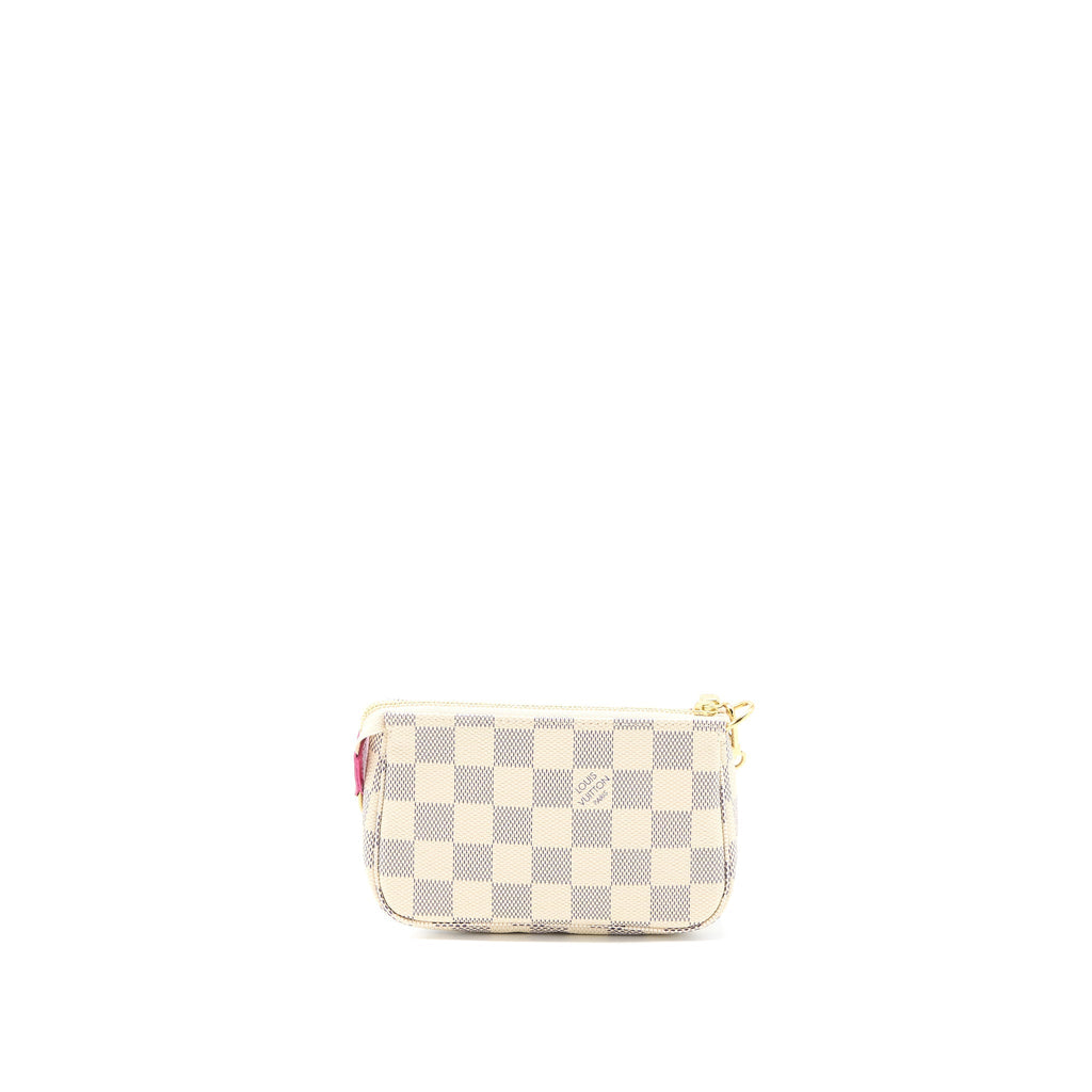 LOUIS VUITTON MINI POCHETTE ACCESSORIES HOLLYWOOD LIMITED EDITION DAMIER AZUR/MULTICOLOUR GHW