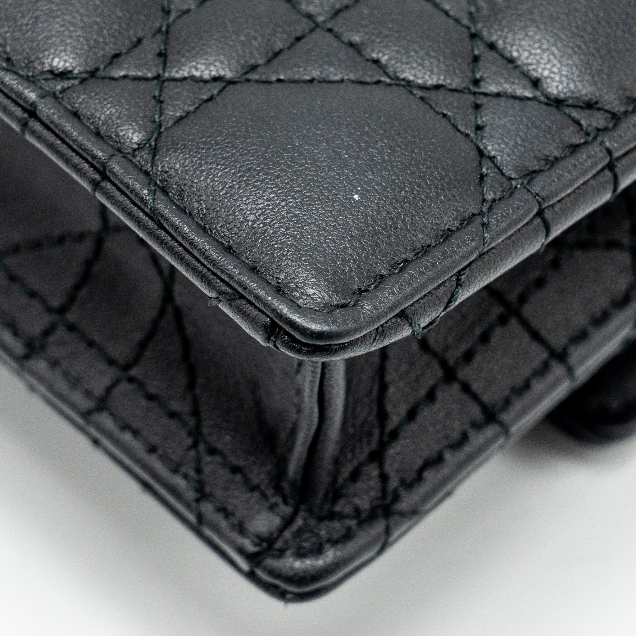 DIOR MY DIOR DAILY CHAIN POUCH LAMBSKIN BLACK LGHW