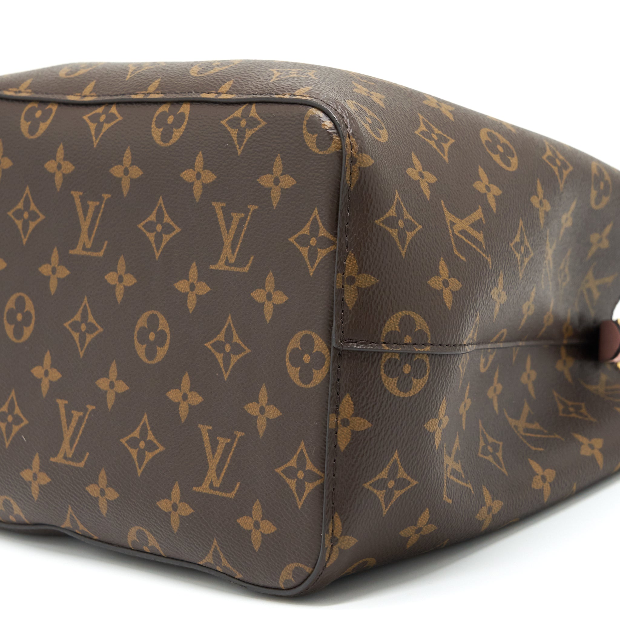 LOUIS VUITTON NEONOE MONOGRAM CANVAS PINK STRAP YEAR 2017