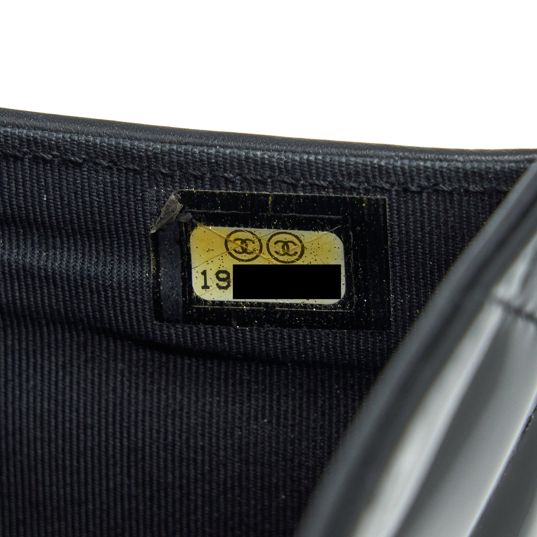 CHANEL CLASSIC FLAP LONG WALLET PATENT BLACK SHW