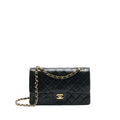 CHANEL VINTAGE CLASSIC FLAP MEDIUM IN BLACK GHW