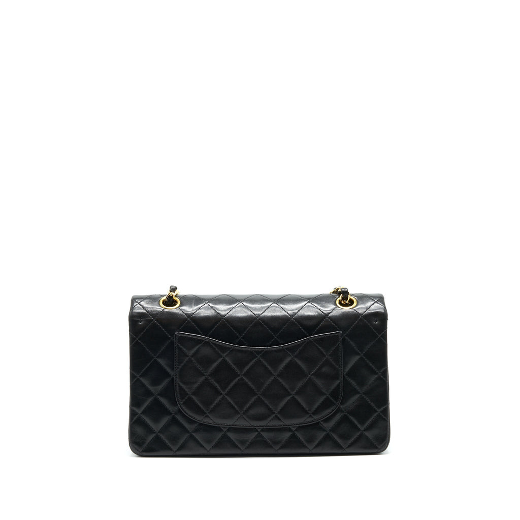 CHANEL VINTAGE CLASSIC FLAP MEDIUM IN BLACK GHW