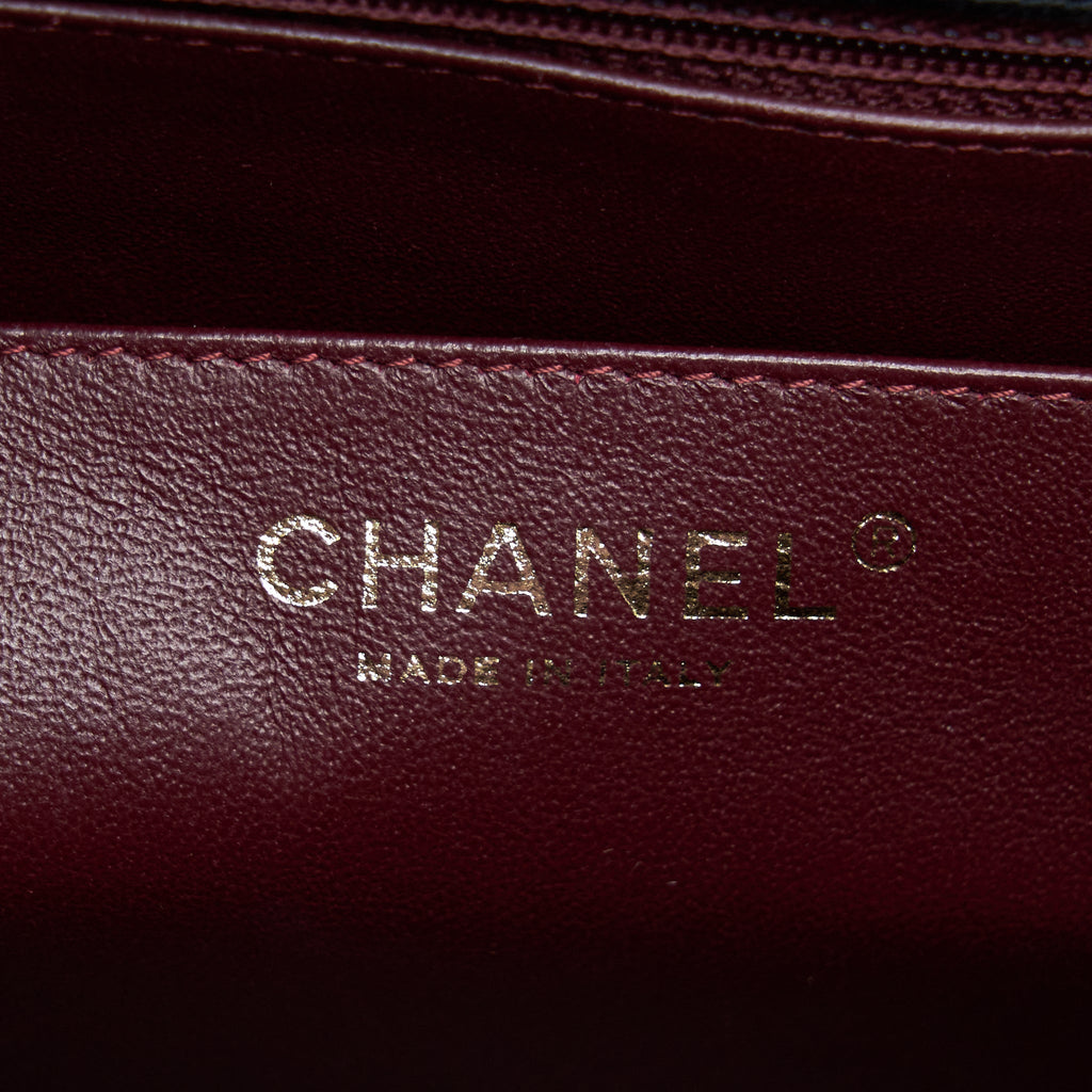 CHANEL MAXI CLASSIC FLAP BAG LAMBSKIN BLACK GHW