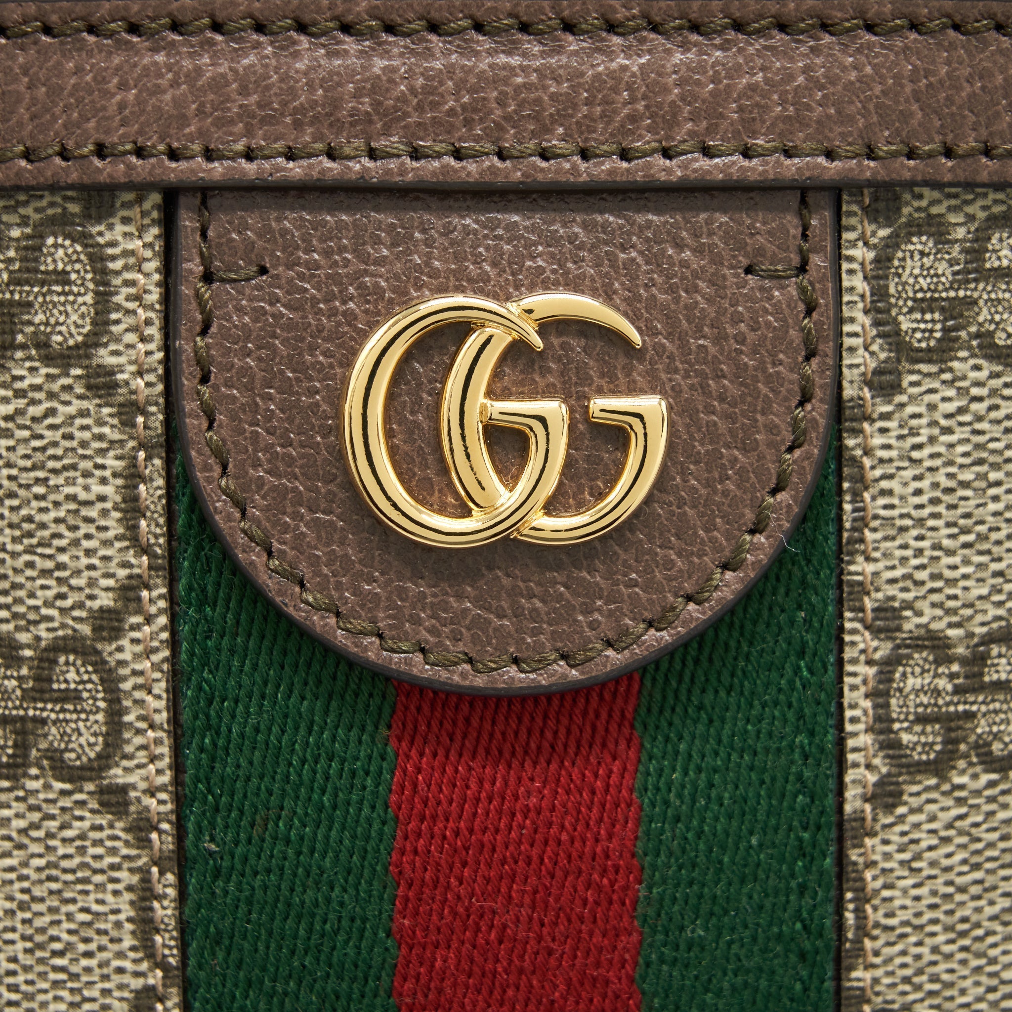 GUCCI SHOPPING TOTE BAG GG SUPREME CANVAS GHW