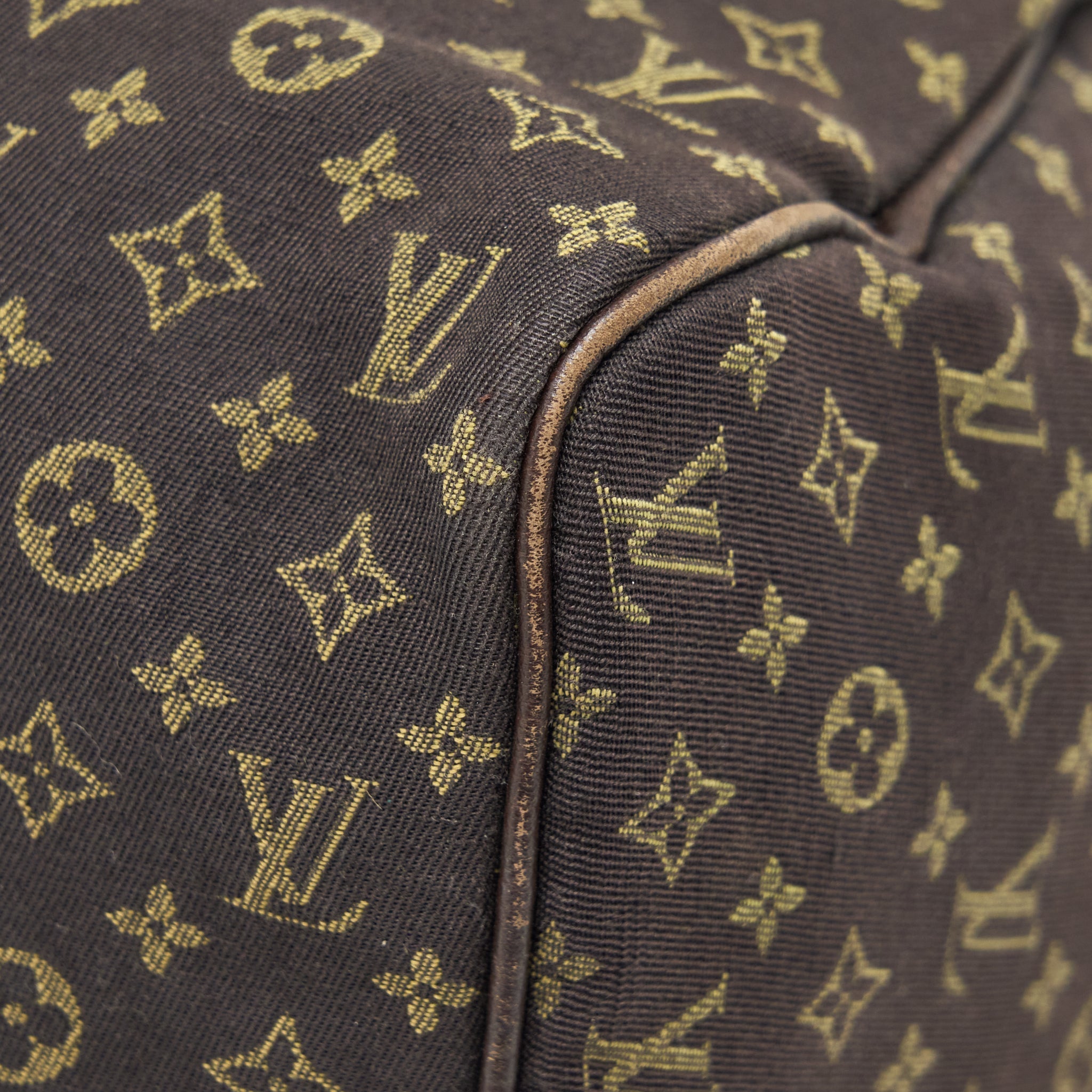 LOUIS VUITTON SPEEDY 30 MIN LIN MONOGRAM MINI BROWN GHW