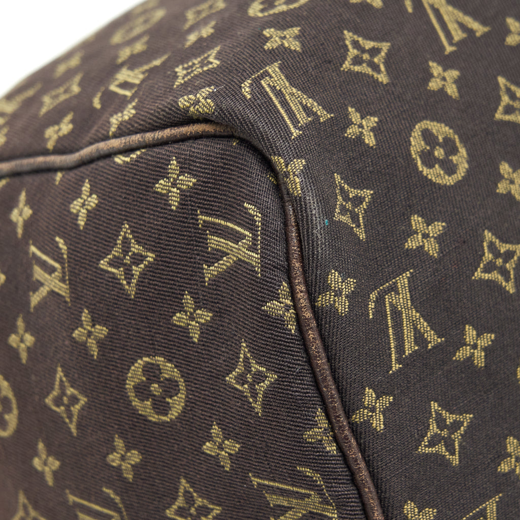 LOUIS VUITTON SPEEDY 30 MIN LIN MONOGRAM MINI BROWN GHW