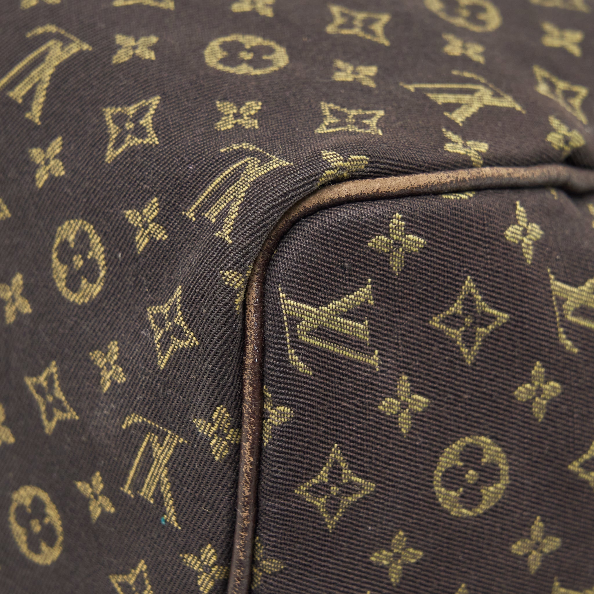 LOUIS VUITTON SPEEDY 30 MIN LIN MONOGRAM MINI BROWN GHW