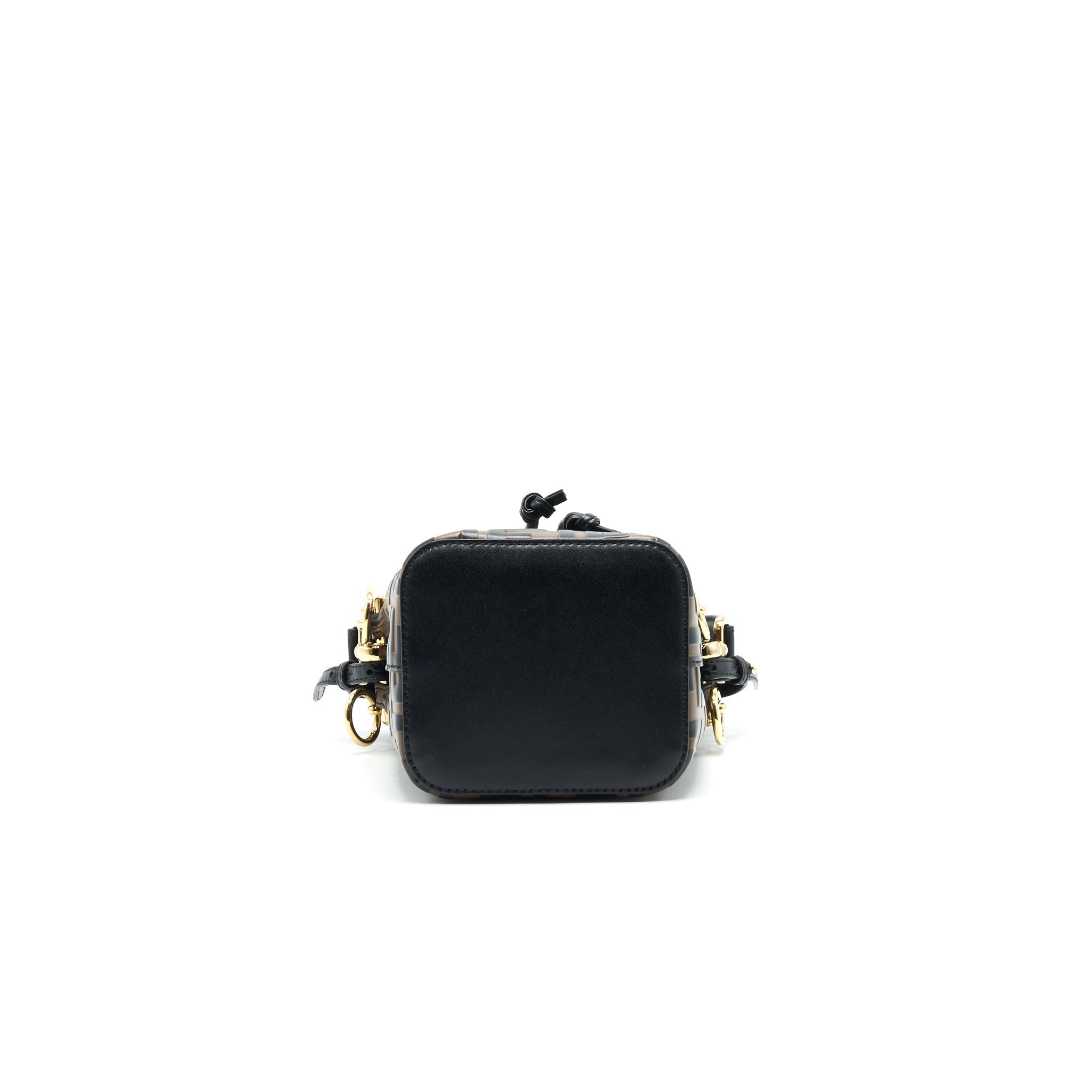 FENDI MON TRESOR MINI BUCKET BAG BROWN