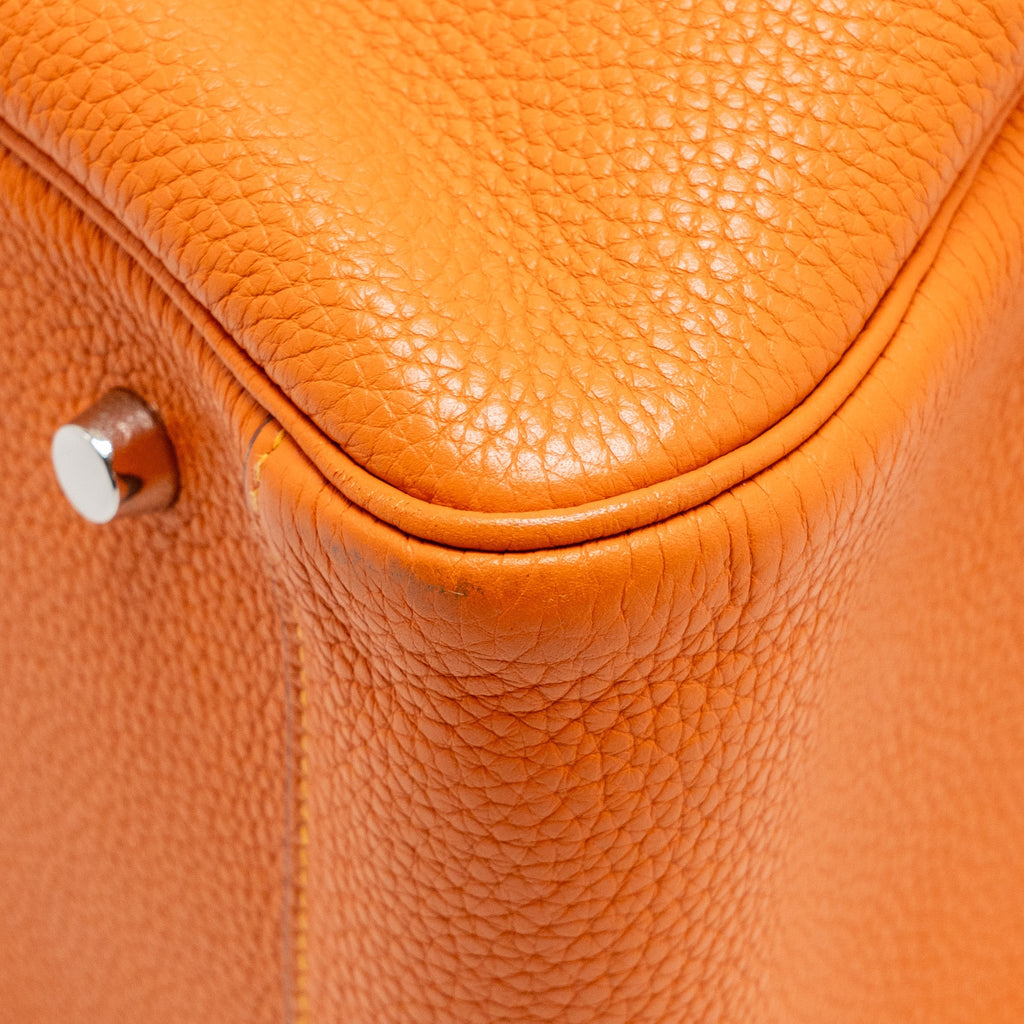 HERMES LINDY 34 CLEMENCE ORANGE SHW