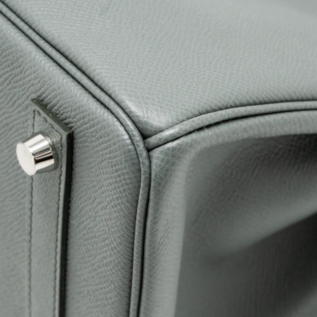 HERMES BIRKIN 30 EPSOM VERT AMANDE SHW