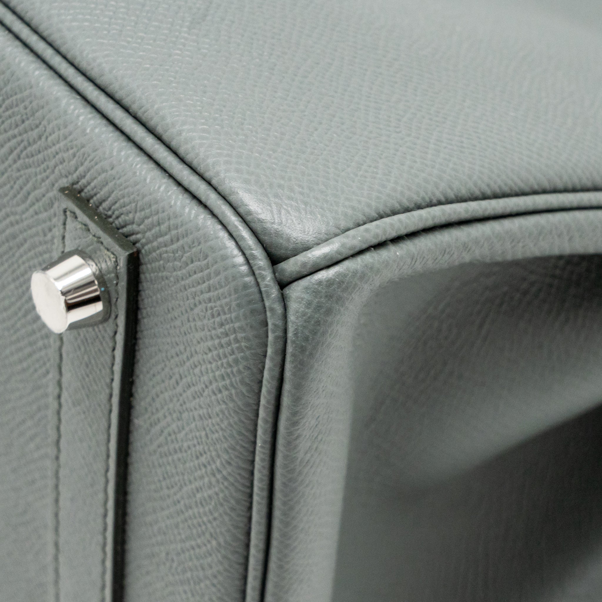 HERMES BIRKIN 30 EPSOM VERT AMANDE SHW