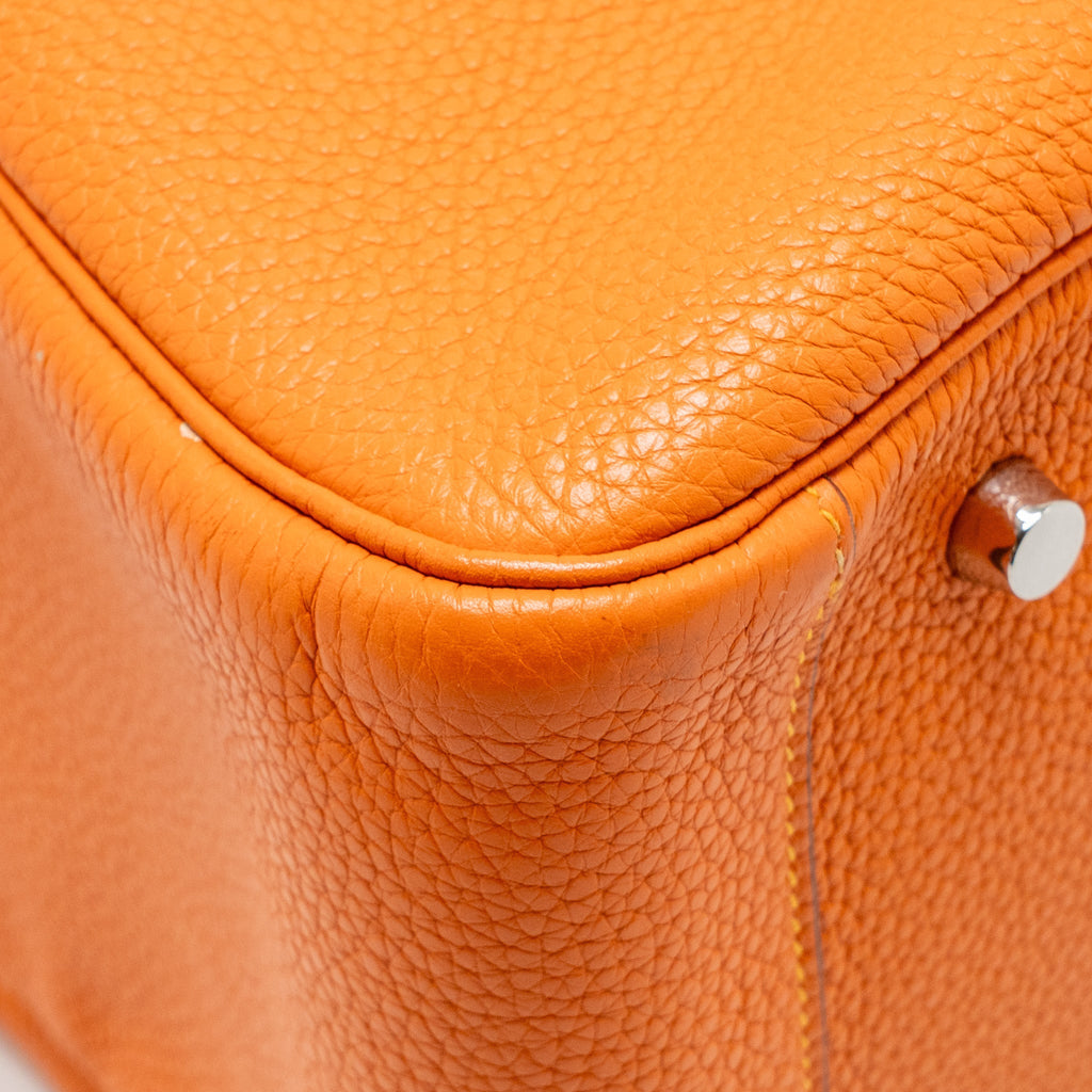 HERMES LINDY 34 CLEMENCE ORANGE SHW
