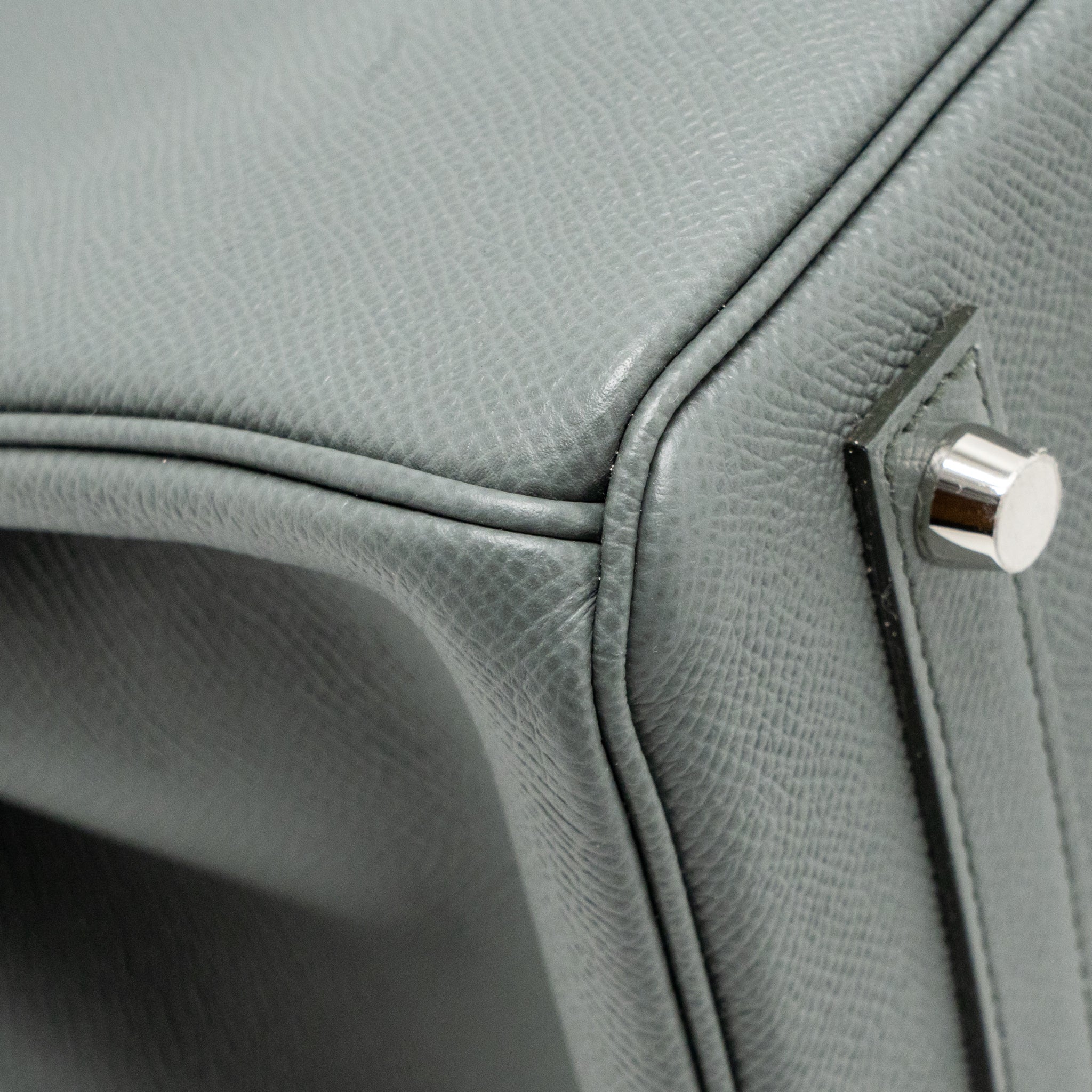 HERMES BIRKIN 30 EPSOM VERT AMANDE SHW