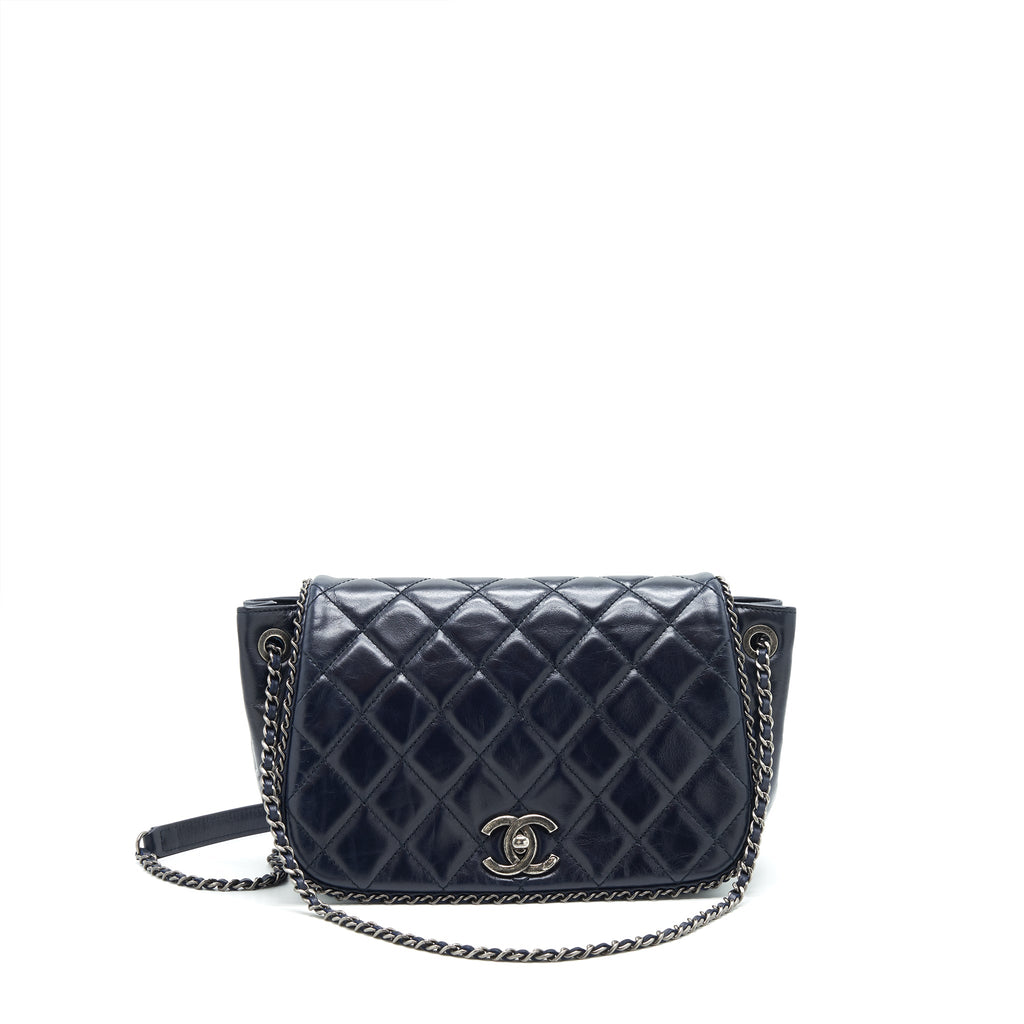 CHANEL QUILTED CALFSKIN FLAP SHOULDER BAG