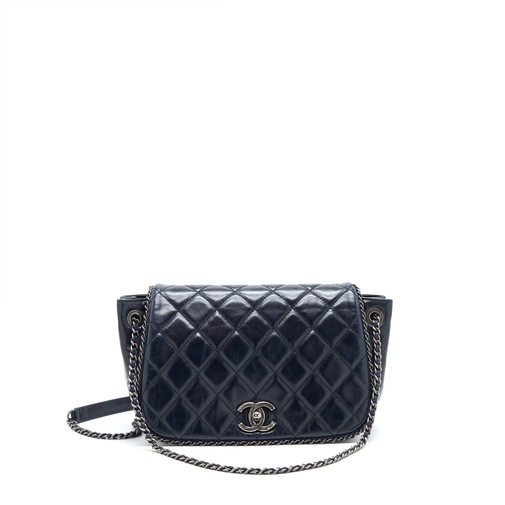CHANEL QUILTED CALFSKIN FLAP SHOULDER BAG