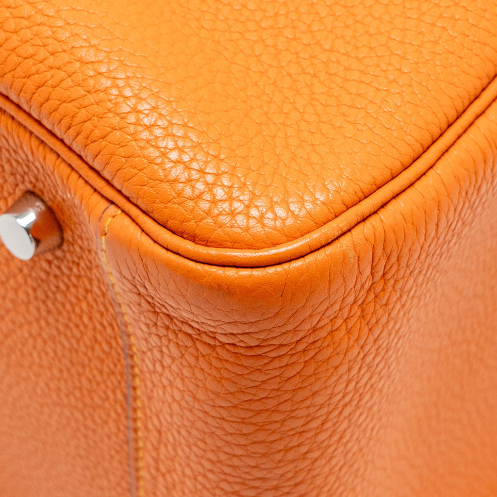 HERMES LINDY 34 CLEMENCE ORANGE SHW
