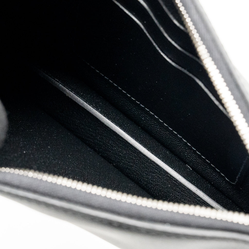 HERMES ZIPENGO CHAINE D’ANCRE TO GO POUCH EVERGRAIN CALFSKIN BLACK SHW