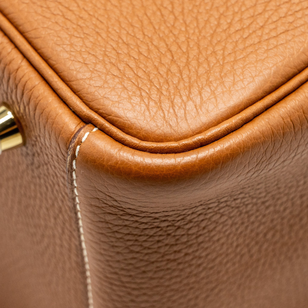 HERMES LINDY 30 CLEMENCE GOLD GHW