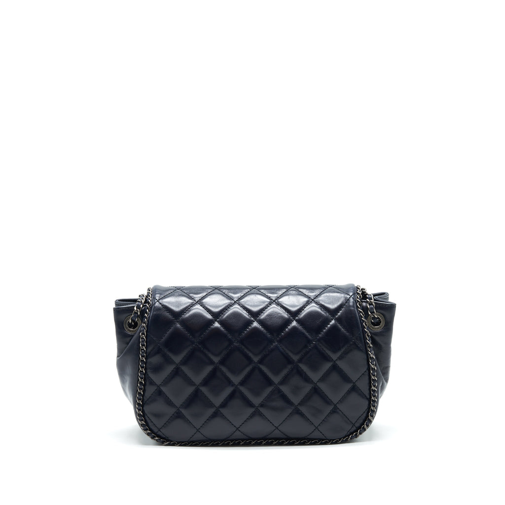CHANEL QUILTED CALFSKIN FLAP SHOULDER BAG