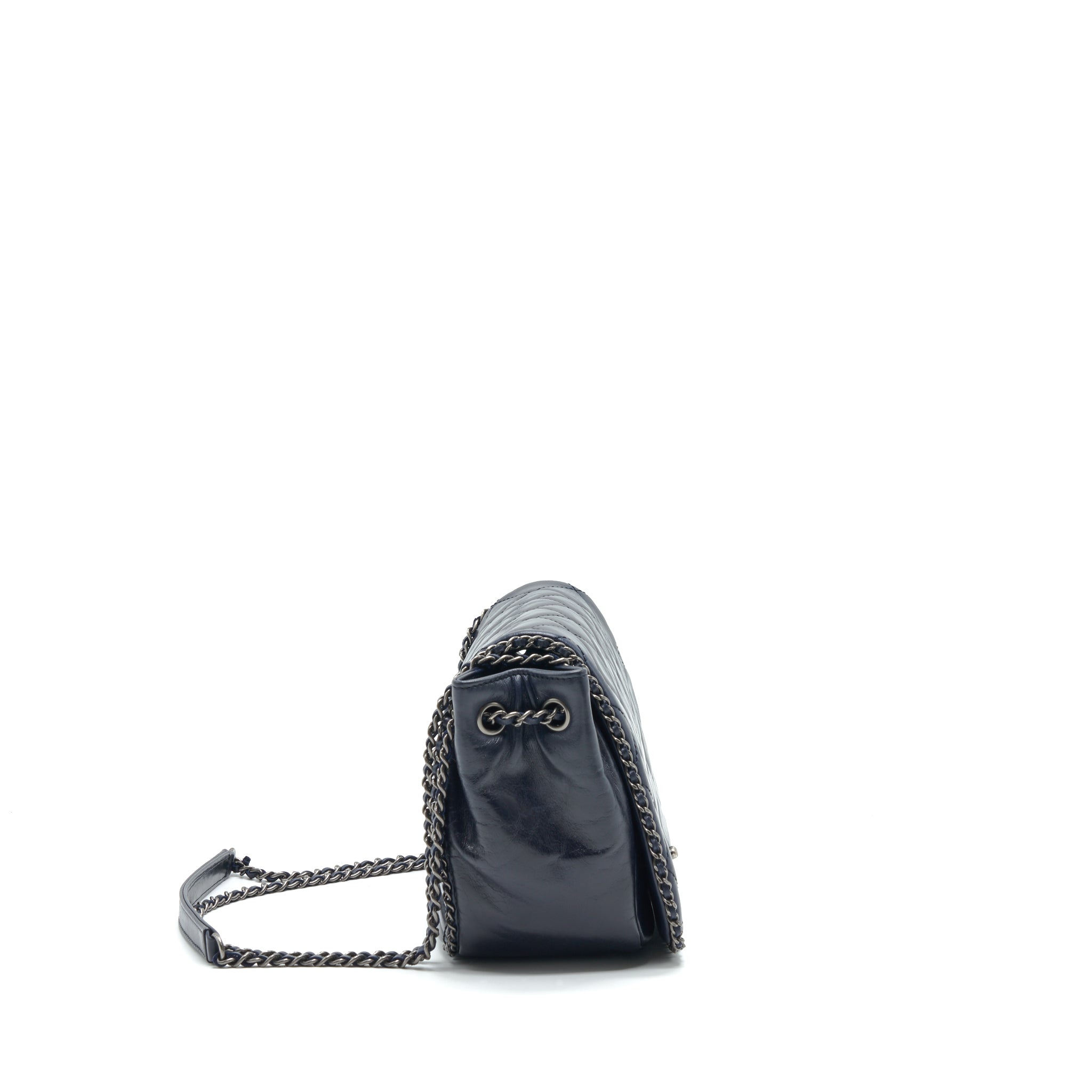 CHANEL QUILTED CALFSKIN FLAP SHOULDER BAG