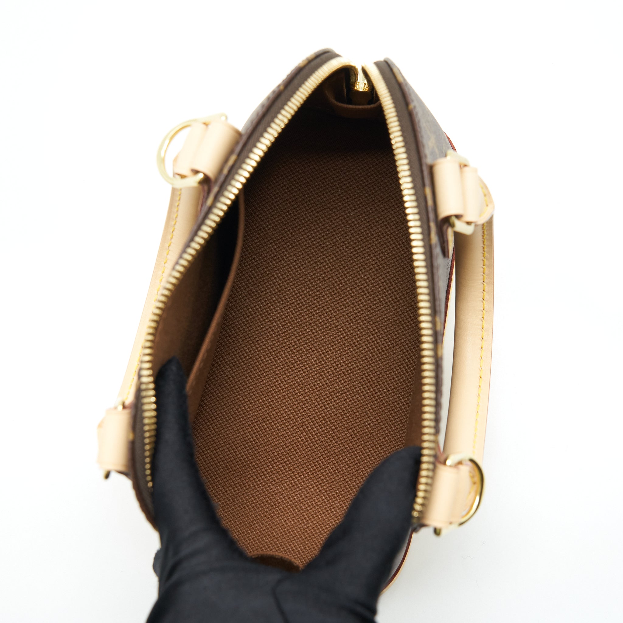 LOUIS VUITTON ALMA BB MONOGRAM CANVAS GHW