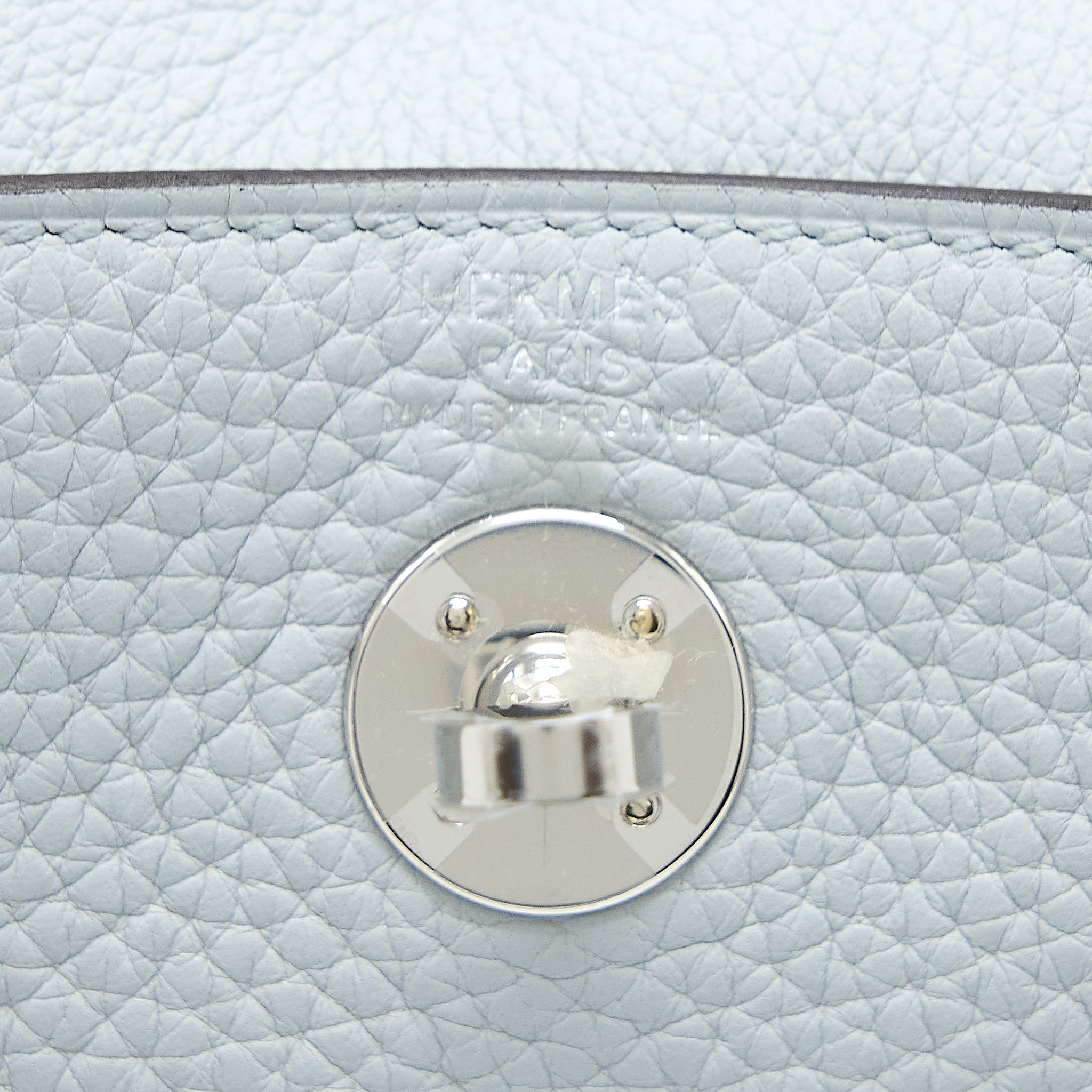 HERMES MINI LINDY CLEMENCE BLUE PALE SHW