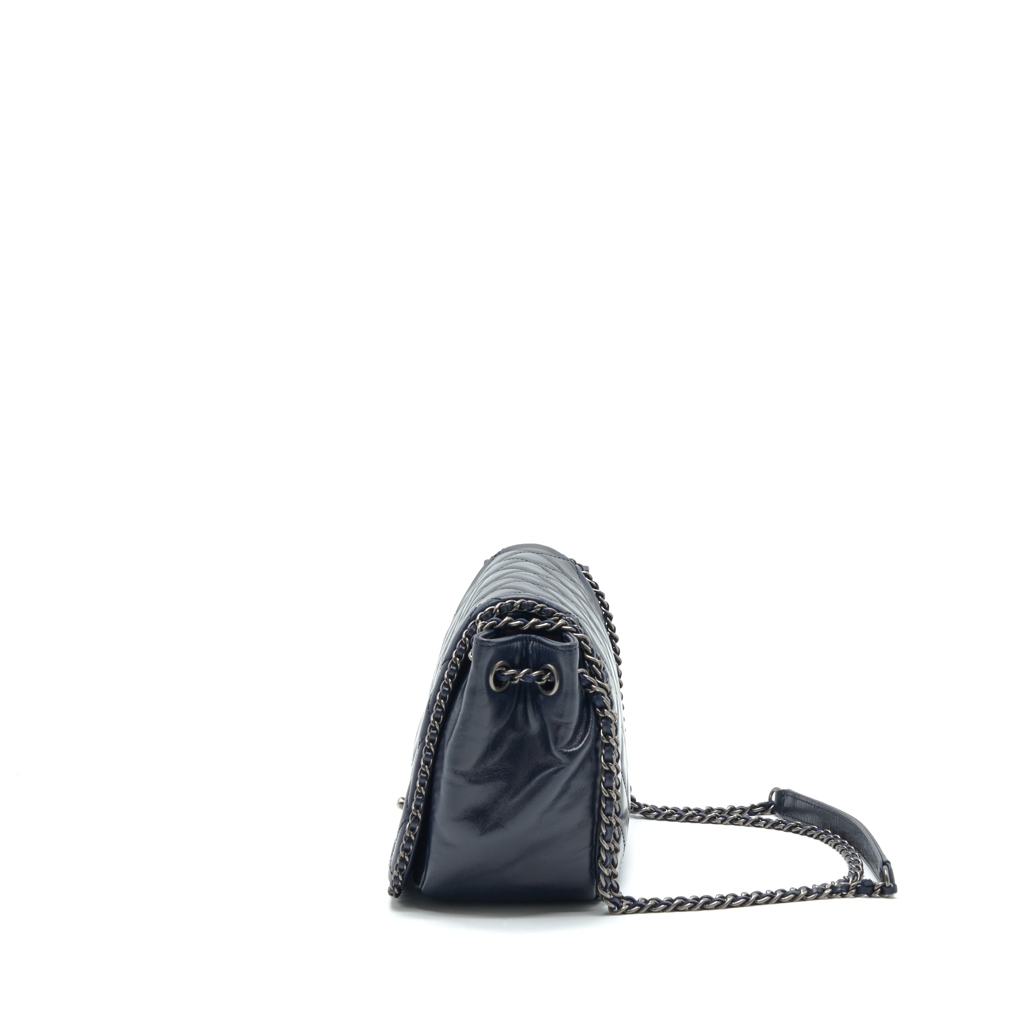 CHANEL QUILTED CALFSKIN FLAP SHOULDER BAG