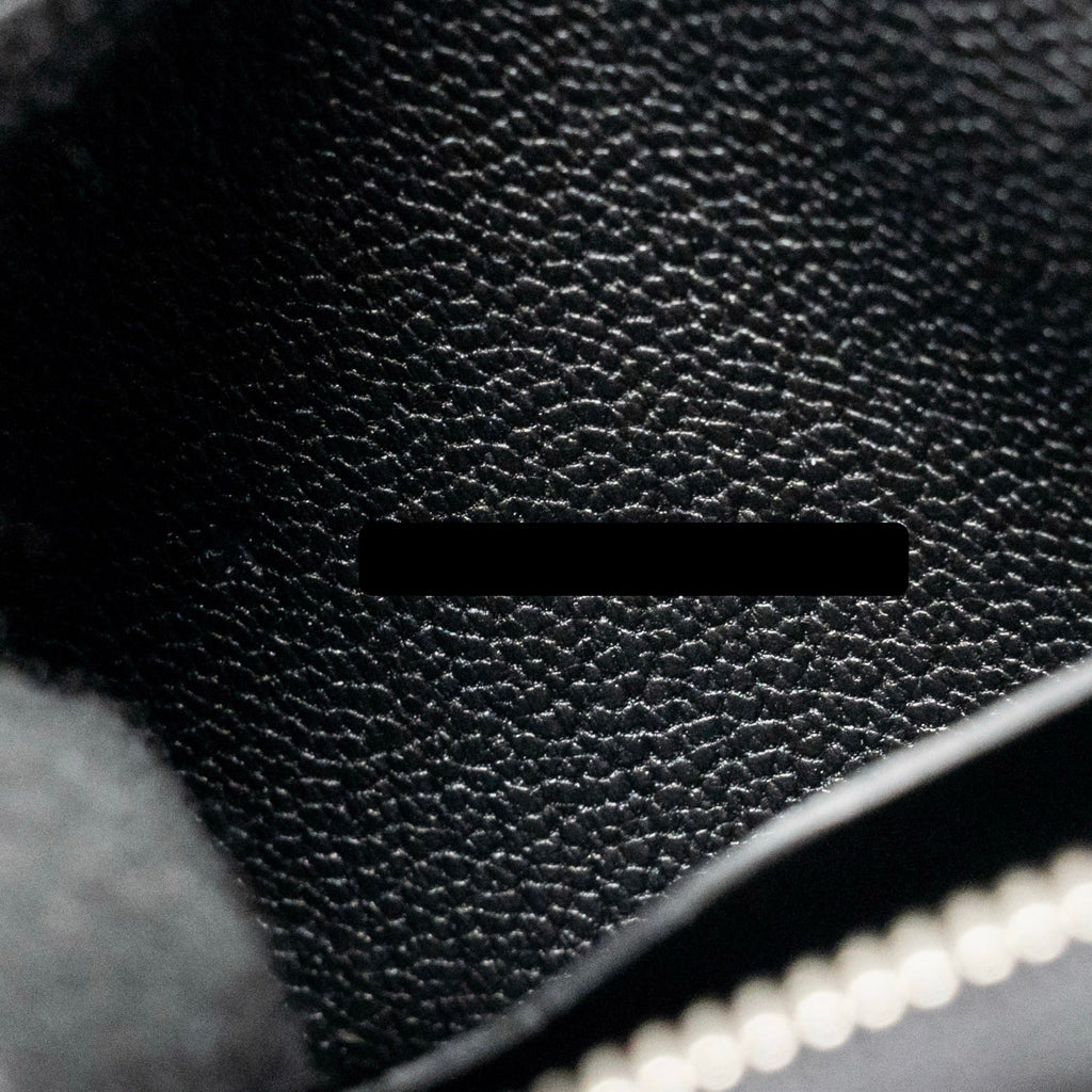 HERMES ZIPENGO CHAINE D’ANCRE TO GO POUCH EVERGRAIN CALFSKIN BLACK SHW