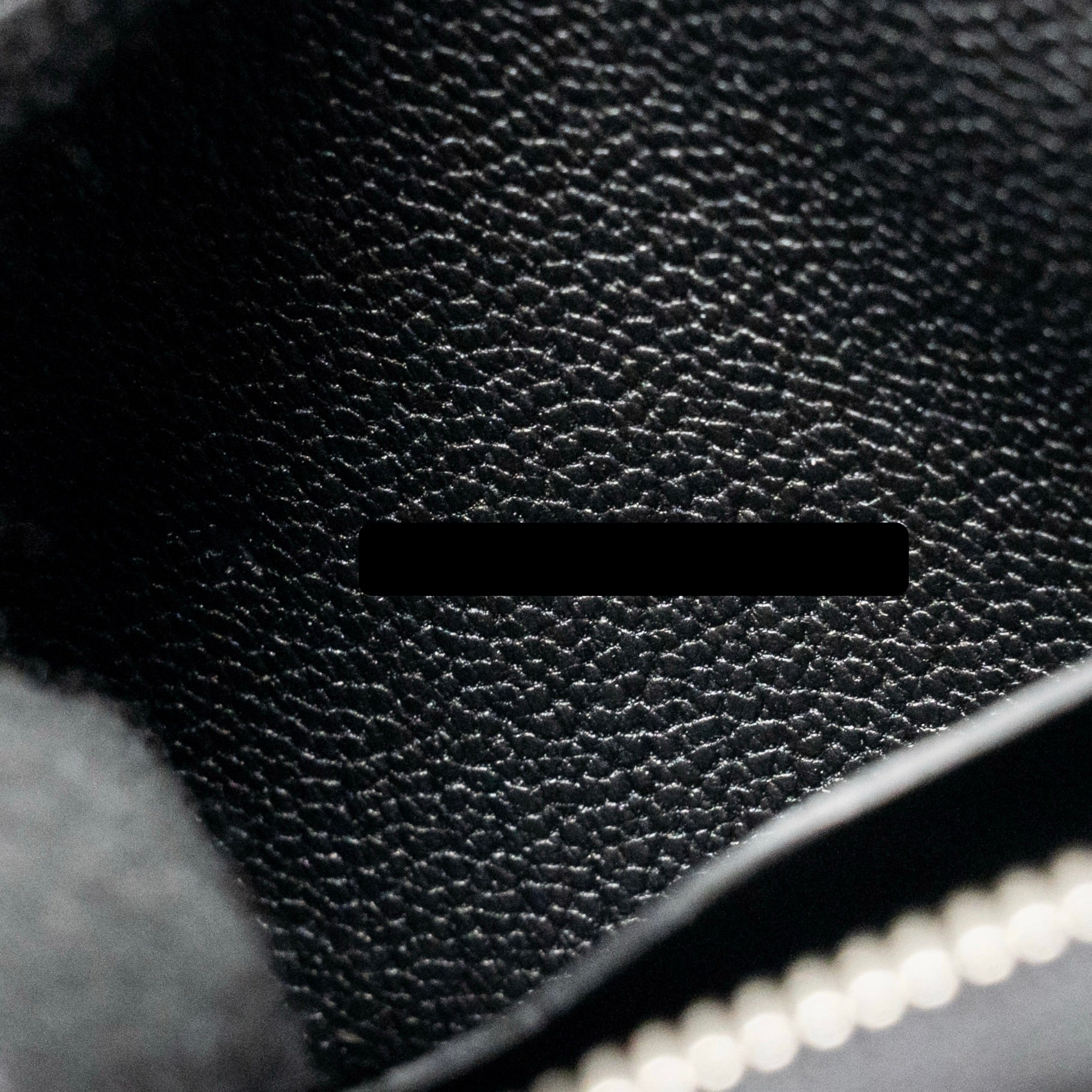 HERMES ZIPENGO CHAINE D’ANCRE TO GO POUCH EVERGRAIN CALFSKIN BLACK SHW