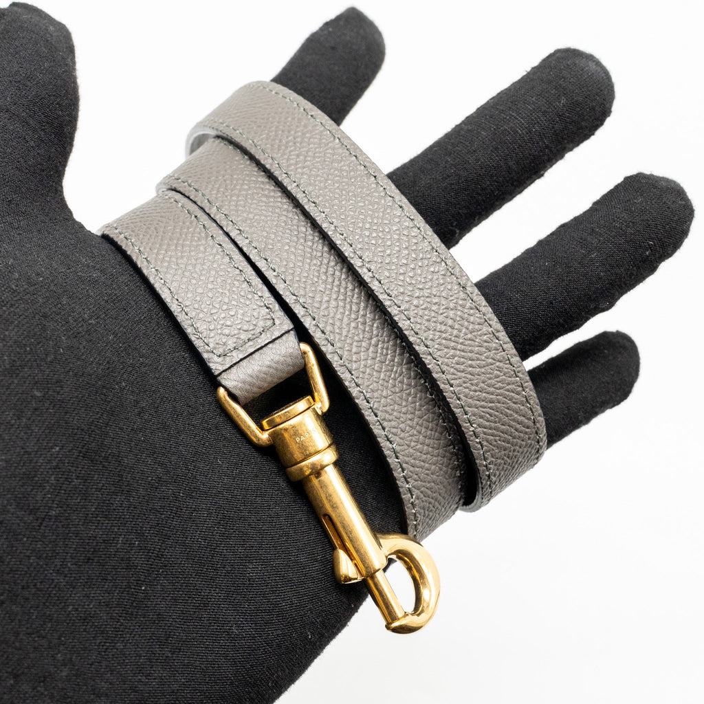 CELINE MICRO BELT BAG CALFSKIN DARK GREY GHW