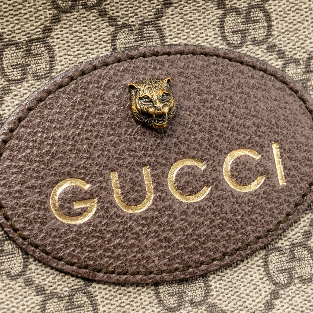 GUCCI GG SUPREME CAMERA BAG CANVAS/ LEATHER GHW