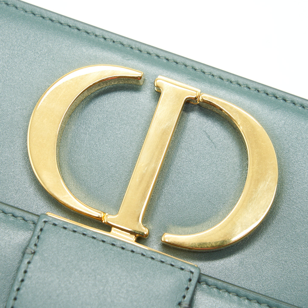 DIOR 30 MONTAIGNE MEDIUM BAG CALFSKIN GREEN