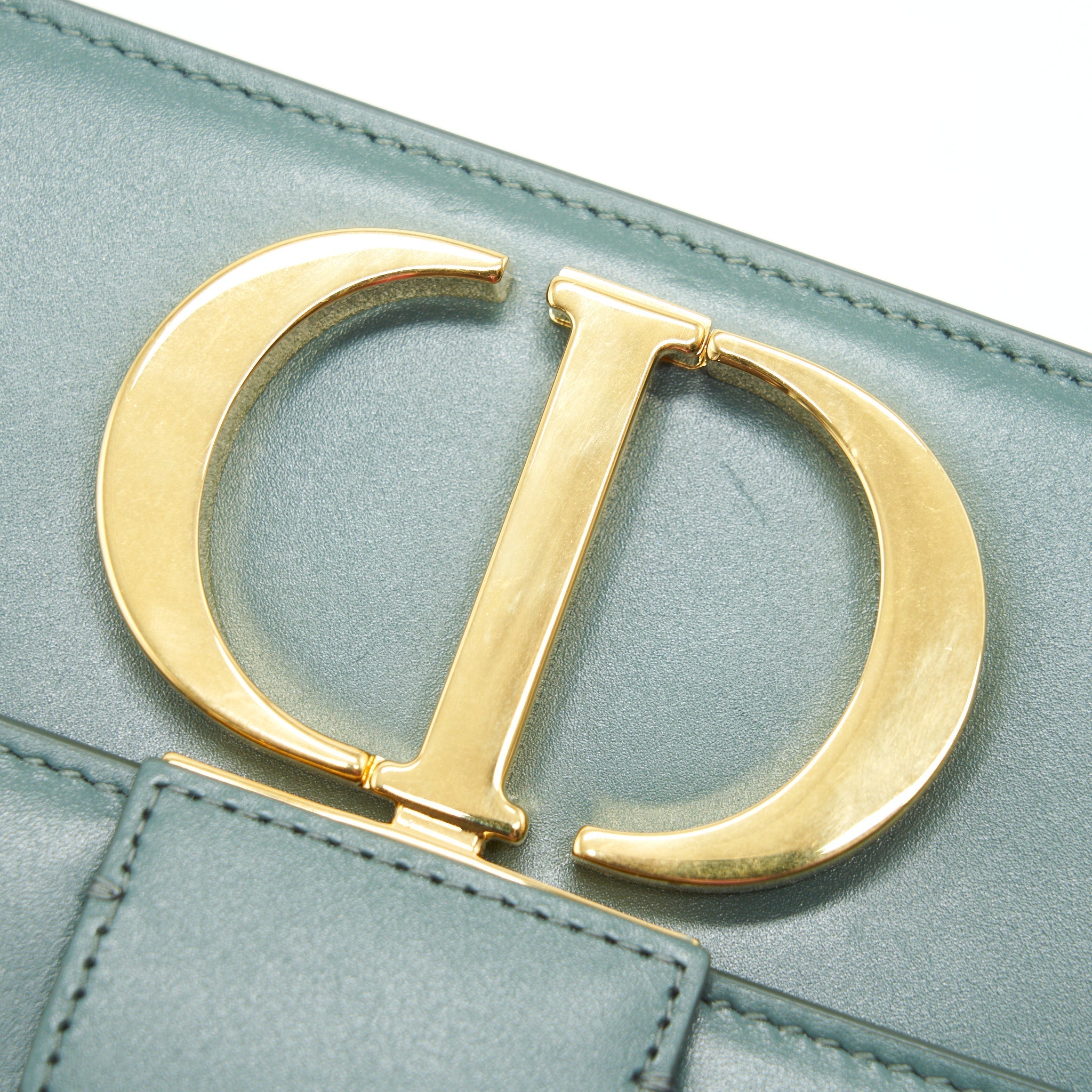 DIOR 30 MONTAIGNE MEDIUM BAG CALFSKIN GREEN