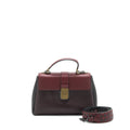 BOTTEGA VENETA PIAZZA TOP HANDLE BAG BURGUNDY