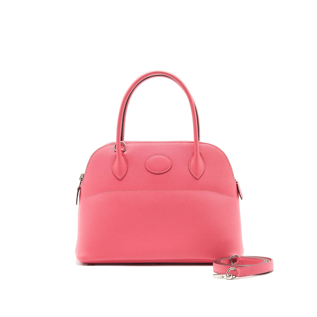 HERMES BOLIDE 27 ROSE AZALEA EPSOM SHW