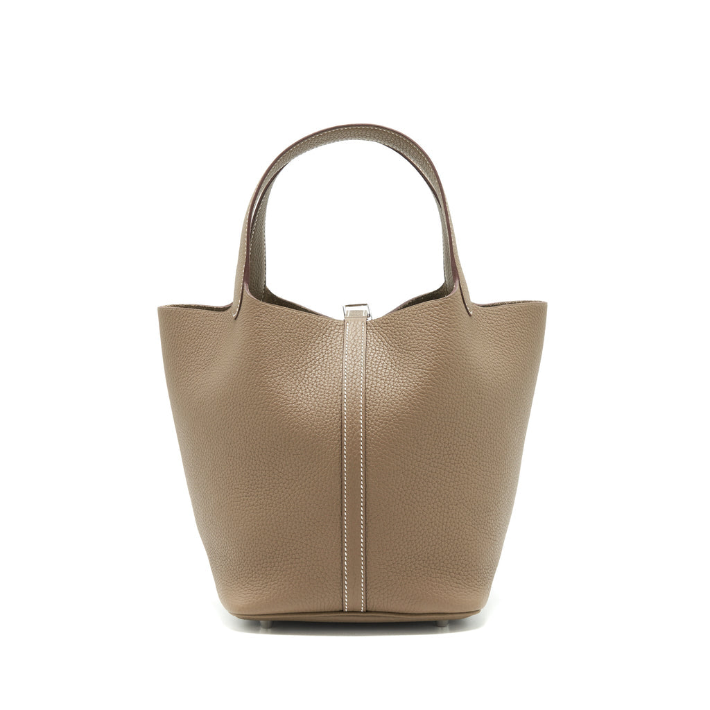 HERMES PICOTIN 22 LOCK BAG ETOUPE SHW