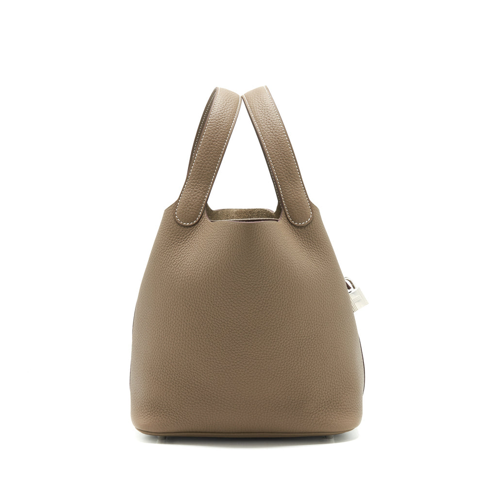 HERMES PICOTIN 22 LOCK BAG ETOUPE SHW