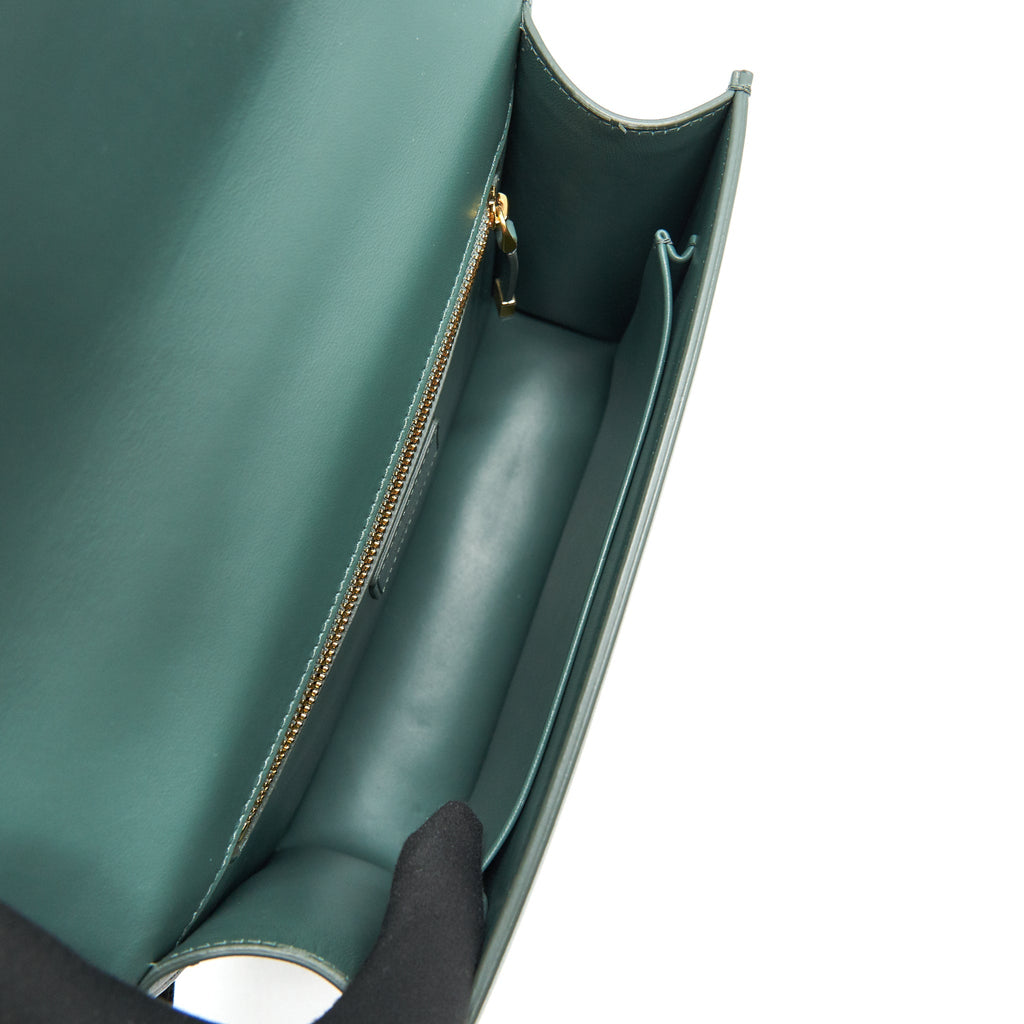 DIOR 30 MONTAIGNE MEDIUM BAG CALFSKIN GREEN