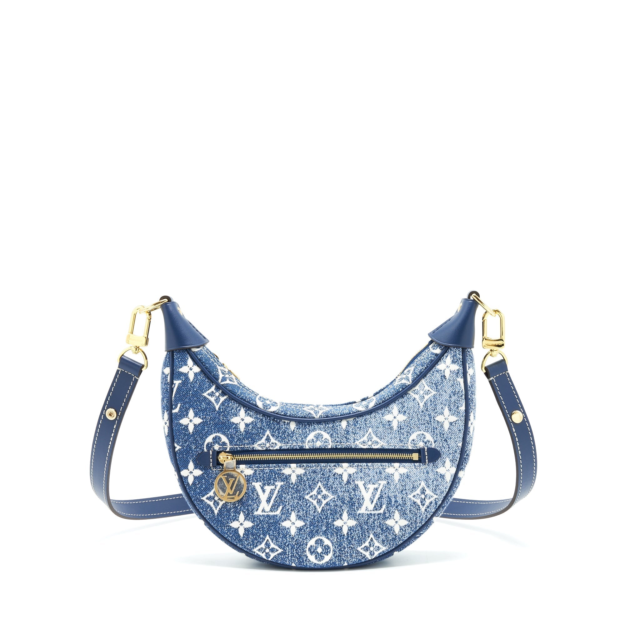 LOUIS VUITTON LOOP BAG DENIM BLUE GHW