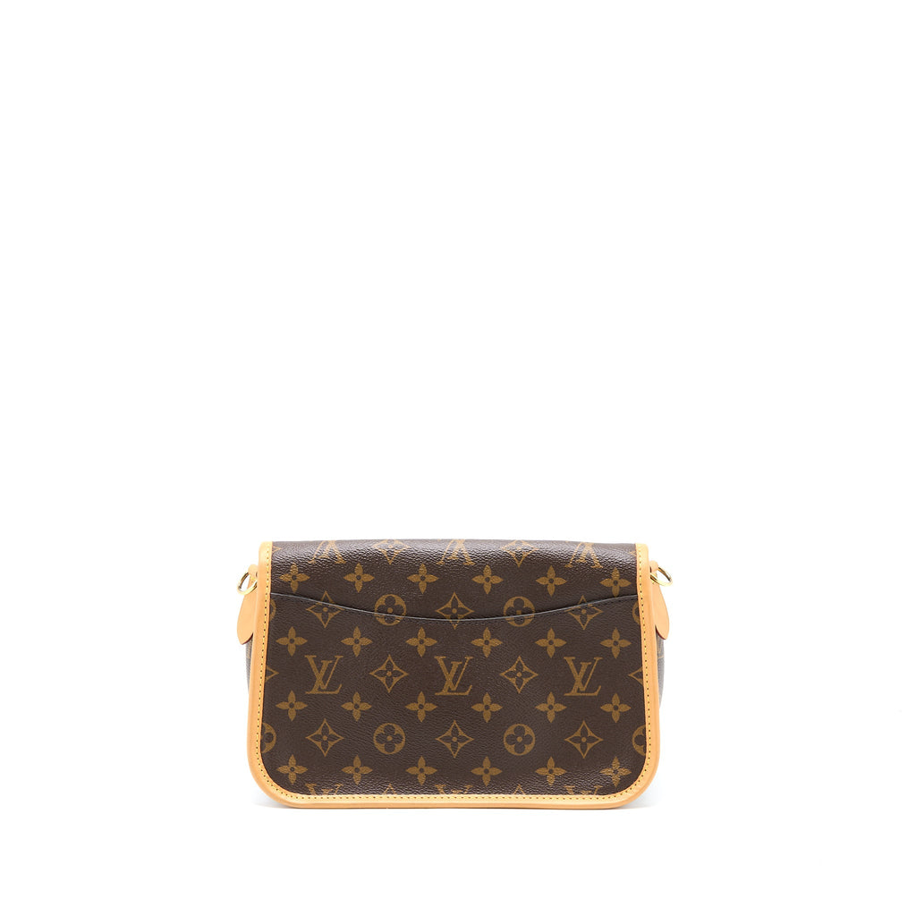 LOUIS VUITTON DIANE BAG MONOGRAM CANVAS WITH JACQUARD STRAP GHW (NEW VERSION)