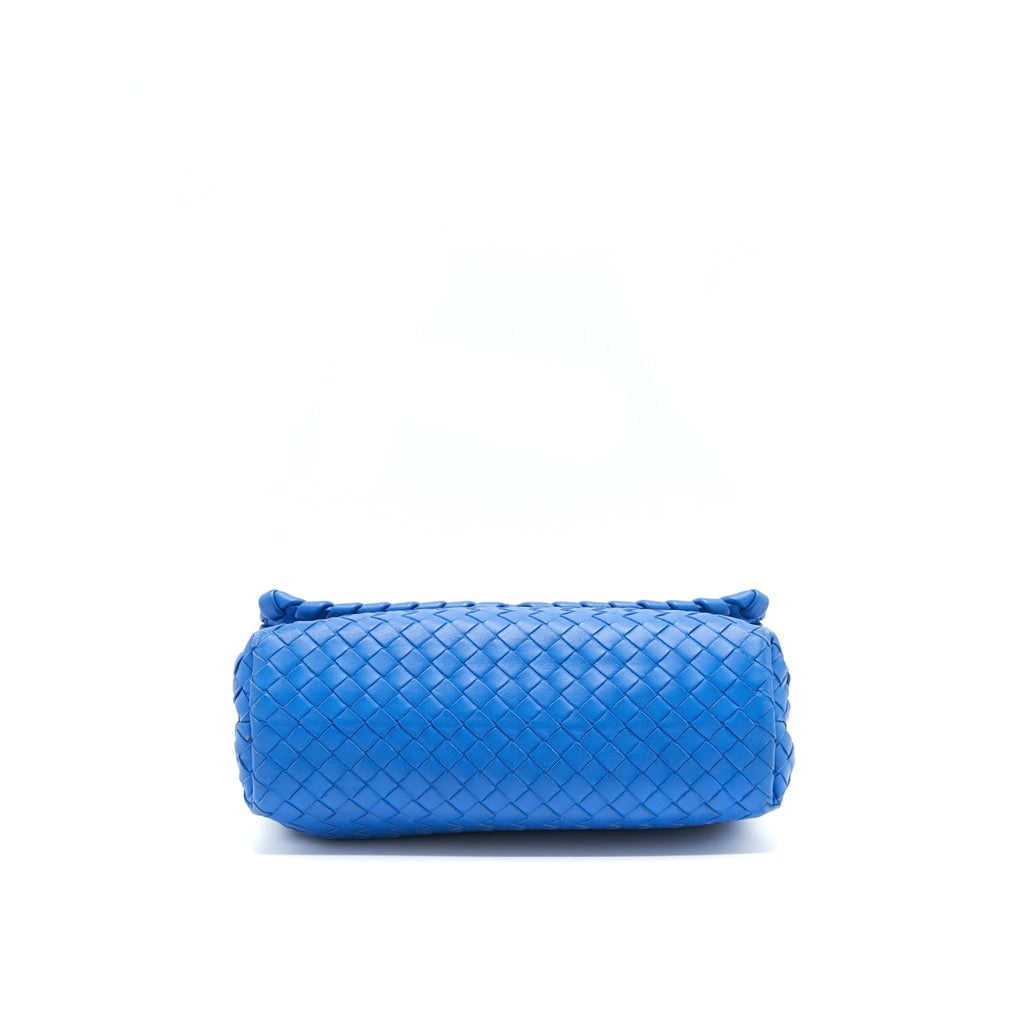 BOTTEGA VENETA OLYMPIA BAG SMALL BLUE