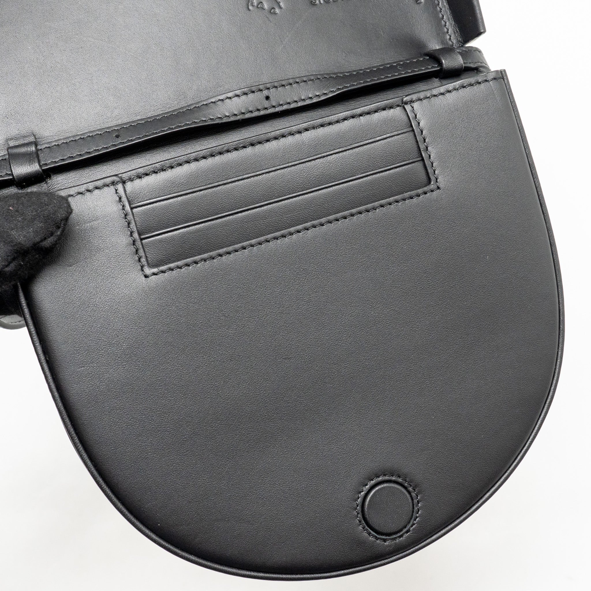 LOEWE X SPIRITED AWAY KAONASHI MINI HEEL POUCH CALFSKIN BLACK SHW